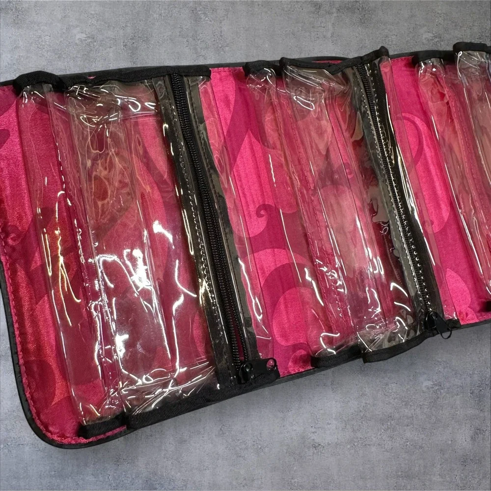 Mary Kay Roll Up Hanging Cosmetic/Toiletries Travel Bag with 4 Removable Pouches